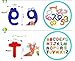 Novelty House Educational Toys 48pcs Refrigerator Magnets Number Letters Animal Cartoon Fun Fridge Magnets for Toddlers Kids Gift Set