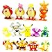 Generic Pokemon Mini Figures Pikachu Toys Topper - Lot of 24 Piece 1''