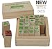 Emoji Animal Stamps 25 Pc Wood/Rubber Stamper Set - Cute Animal Gifts, Perfect for Animal Lover, Small Animal Stamps Include: Farm Animal, Jungle, Zoo, Dog, Cat, Owl, Monkey, Unicorn, Poo Stamps