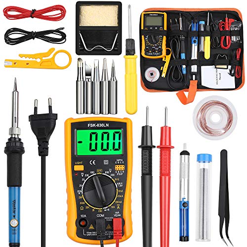 Vastar Soldering Iron Kit, Full Set 60W 110V Soldering Welding Iron Kit