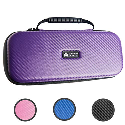 Elegant Nurse Stethoscope Case - Zipper Pocket Secures Nurse Accessories, Purple