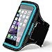 Ubegood Sports Armband, iPhone 6s Armband for Running Jogging Case Cover with Adjustable Velcro Strap & Key Pocket also fits iPhone 6S/6/5S/5/5C, Galaxy S6 edge/S6/S5/S4 (blue)