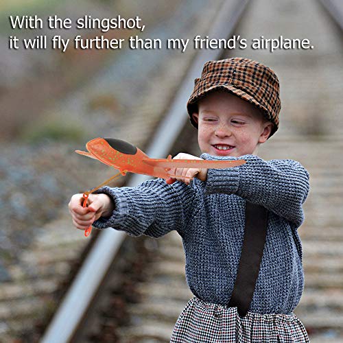 BooTaa 2 Pack Airplane Toy, 17.5" Large Throwing Foam Plane, Aeroplane Gliders, Flying Aircraft - Thumbnail 3