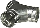 Hydrofarm ACY444 4-Inch Y Connector, 4 by 4 by 4, Black