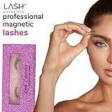 Lash Cosmetics Magnetic Eyelashes for the Perfect Fit. Full Eye False Eyelashes with Thin Comfortable Magnets for Easy and Quick Applying (Cat Eye Volume)