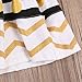 Baby Girl Big &Little Sister Bodysuit Tops Bowknot Striped Skirts Dress Set (2-3 Years, Big Sister)
