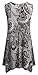 Nandashe Womens Summer Floral Tunic Tank Tops Casual Loose Sleeveless Dressy Blouses