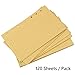 Journal Refills Kraft Paper - 5 x 7 Binder Filler Papers, Personal Size, 120 Sheets / 240 Writing Pages, Lined