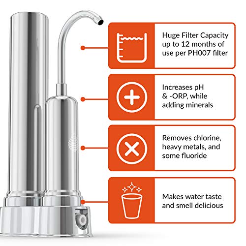 pH Regenerate Faucet Water Filter High pH Alkaline Water Filter