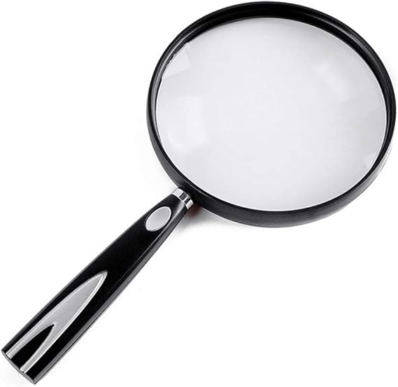 Nologo LLLL Magnifying Glass,Hand Held Classic Magnifier