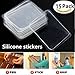 15 Pack Transparent Silicone Fixate Gel Pad Anti Slip Multifunction Non-Slip Wall Sticker Free Adhesive sticky