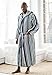 Kingsize Men's Big & Tall Terry Velour Hooded Maxi Robe
