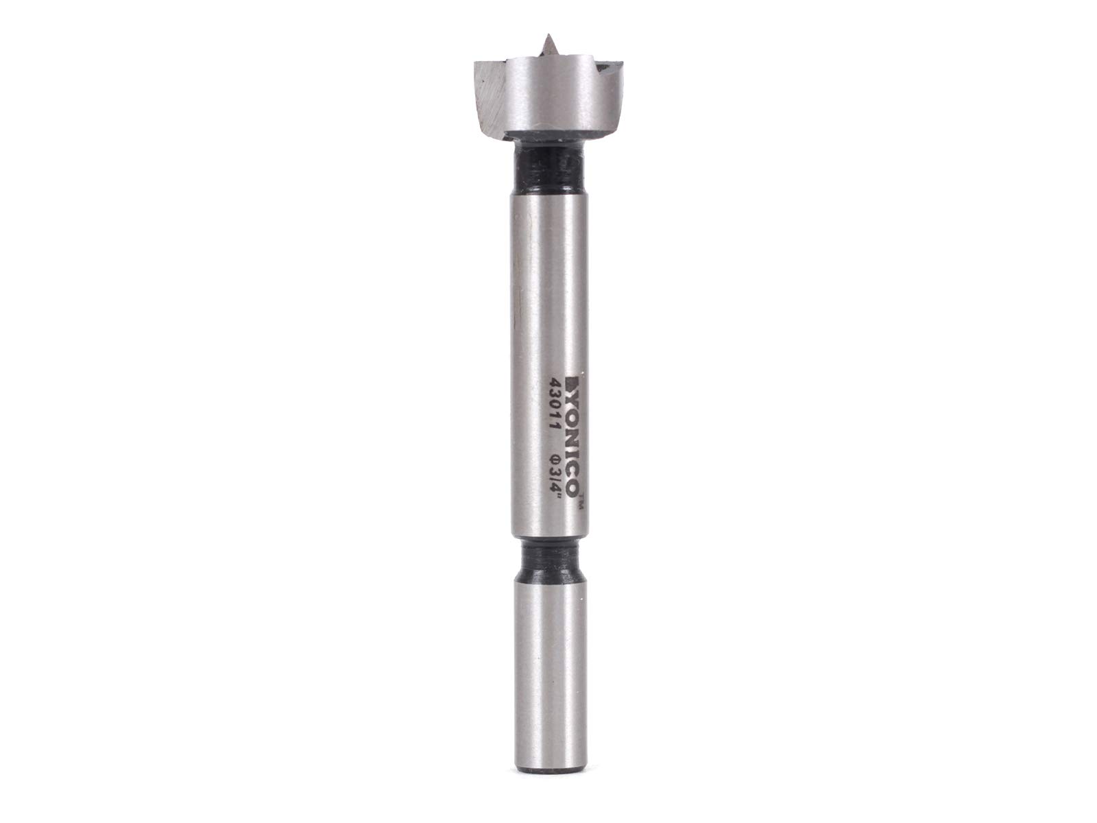 Yonico 43011S 3/4-Inch Diameter Steel Forstner Drill Bit 3/8-Inch Shank