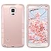 ULAK Note 4 Case, Galaxy Note 4 Case, Shock Resistance Anti Slip Note 4 Case Hybrid with Soft Flexible Inner Silicone Skin Protective Case Hard Cover(Rose Gold)