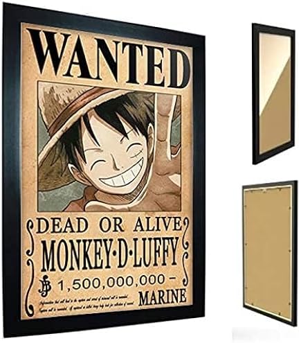 Close Up Pôster One Piece Wanted Monkey D. Luffy (68 cm x 98 cm