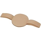 uxcell 4 Inch Round Parchment Paper, Non Stick Circle Baking Sheets Paper Precut Liners with Lift Tabs for Air Fryer Cake Baking Cake Pan (Wood Color, Pack of 100)