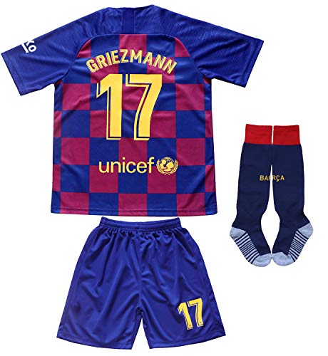 image for Da Games Youth Sportswear Barcelona Griezmann 17 Kids Home Soccer Jers