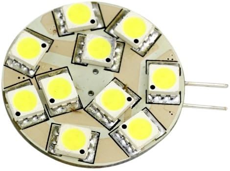 LunaSea G4 10 LED Side Pin Light Bulb - 12VAC or 10-30VDC/2W/140 Lumens - Warm White by Lunasea Lighting