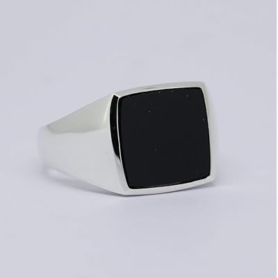 Buy Lifufinejewels Mens 925 Sterling Silver Black Onyx Signet Ring Online In Philippines B07hn11k8c