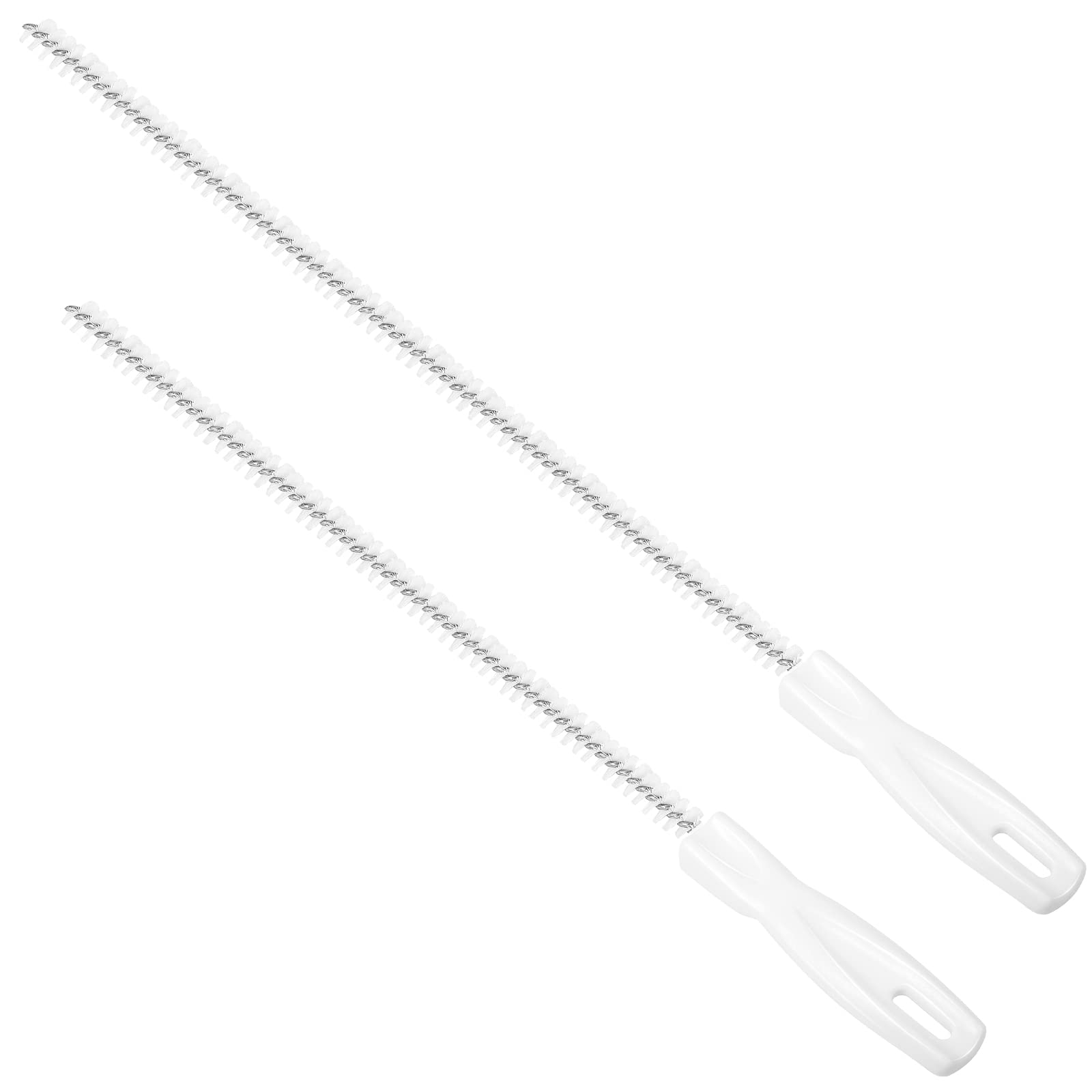 Yafe 2 Pieces Sink Drain Brush, 45cm,60cm aterpipe Overflow Unblocker Flexible Sewer Hair Cleaner Brush for Sink, Bath Plug, Kitchen Sewer