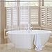 Amazer Extra Long Shower Curtain Liner 72 x 84 Clear Plastic Shower Liner PEVA Waterproof Inside Shower Curtains for Bathroom with 3 Magnets and Rustproof Grommets