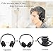 OldShark Foldable Bluetooth Over-ear Headphone for Kids, On-ear Wireless Headset for Adults Built-in Mic With 3.5mm Audio Cable Black