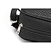 Small Crossbody Bags for Women Ladies Faux Leather Mini Shoulder Bag with Tassel Purse Black