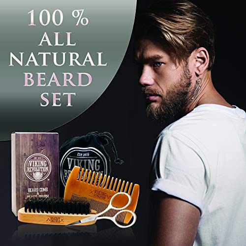 3 Beard+Comb+Brush+Set+Men