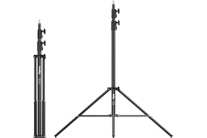 SmallRig LA-S28 Light Stand for Photography, 9.2ft/ 280cm/ 110" Spring Cushioned Lighting Stand, Max Load 5kg/ 11lbs, Compact