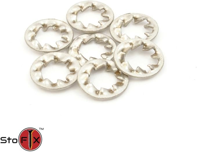 Stainless Steel Shakeproof Washers M5 Internal Serrated Shake Proof