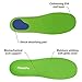Fittest Pro Plantar Fasciitis Orthotic Insoles Full & 3/4 Length Shoe Sole Inserts for Men and Women Looking for Foot and Heel Pain Relief - Small Green