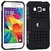 Core Prime Case, LK [Shock Absorption] Hybrid Dual Layer Armor Defender Protective Case Cover with Kickstand for Samsung Galaxy Core Prime, Black