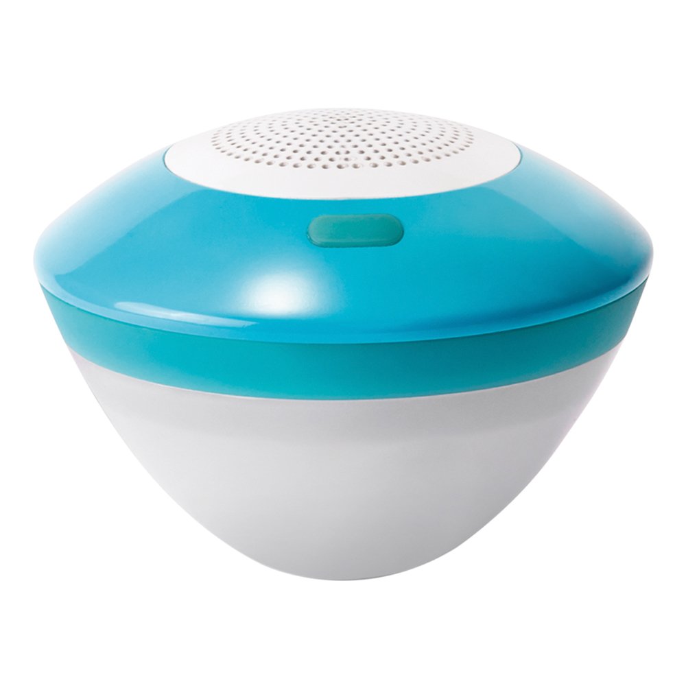 Intex 28625 Floating Speaker with Led Light, Blue & White, 16.8x16.8x13.0 cm