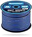 InstallGear 12 Gauge Speaker Wire 250ft Roll - Flexible - 12 Gauge Wire for Car Audio & Home Theater, Stereo, Outdoor Use - Copper Clad Aluminum, Blue and Black Jacket
