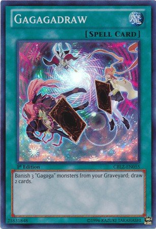 Yu-Gi-Oh! - Gagagadraw (CBLZ-EN055) - Cosmo Blazer - 1st Edition - Super Rare