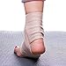 BraceAbility Elastic Ankle Brace | Foot Support Sleeve for Gymnastics, Dance, Ballet, Cheerleading, Tumbling, Yoga, Pilates, Exercise and Sports (Small)