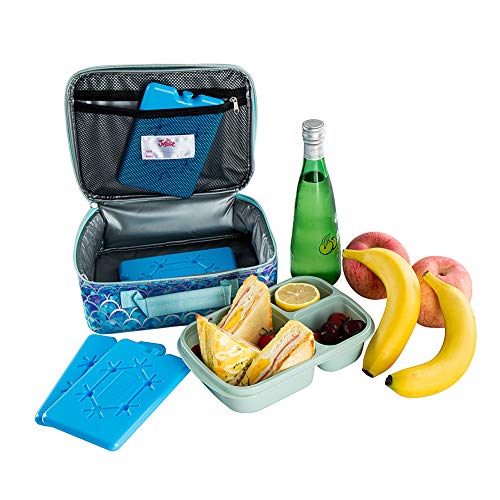 Ice Pack for Lunch Box (4Piece Set) Reusable Freezer and Cold Travel