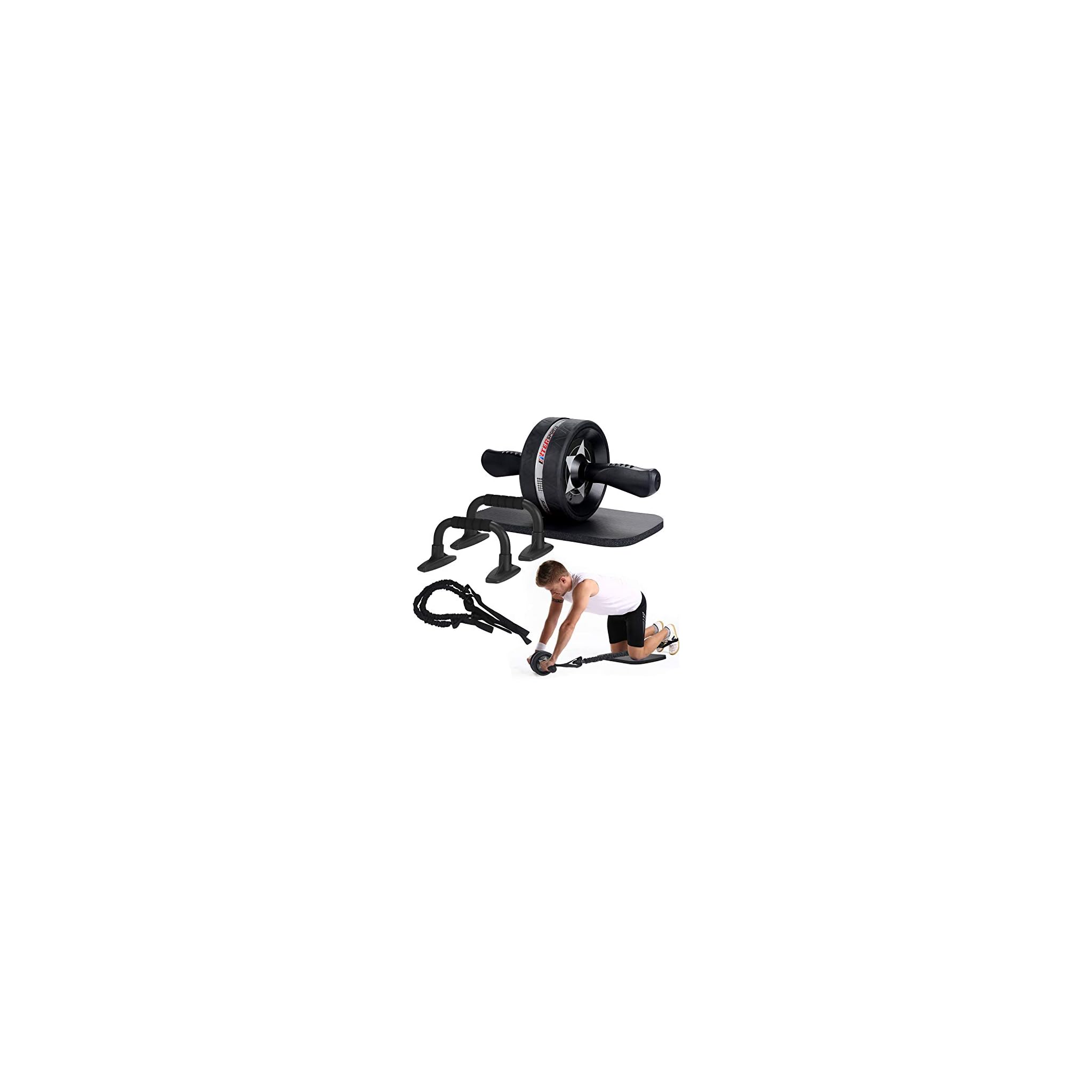 EnterSports Ab Rollers Wheel Kit, Exercise Wheel Core Strength Training