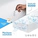 Joluzzy Zippered Mattress Protector - Waterproof Six-Sided Mattress Encasement - Cotton Terry, Breathable, Noiseless, Vinyl-Free, Twin Size