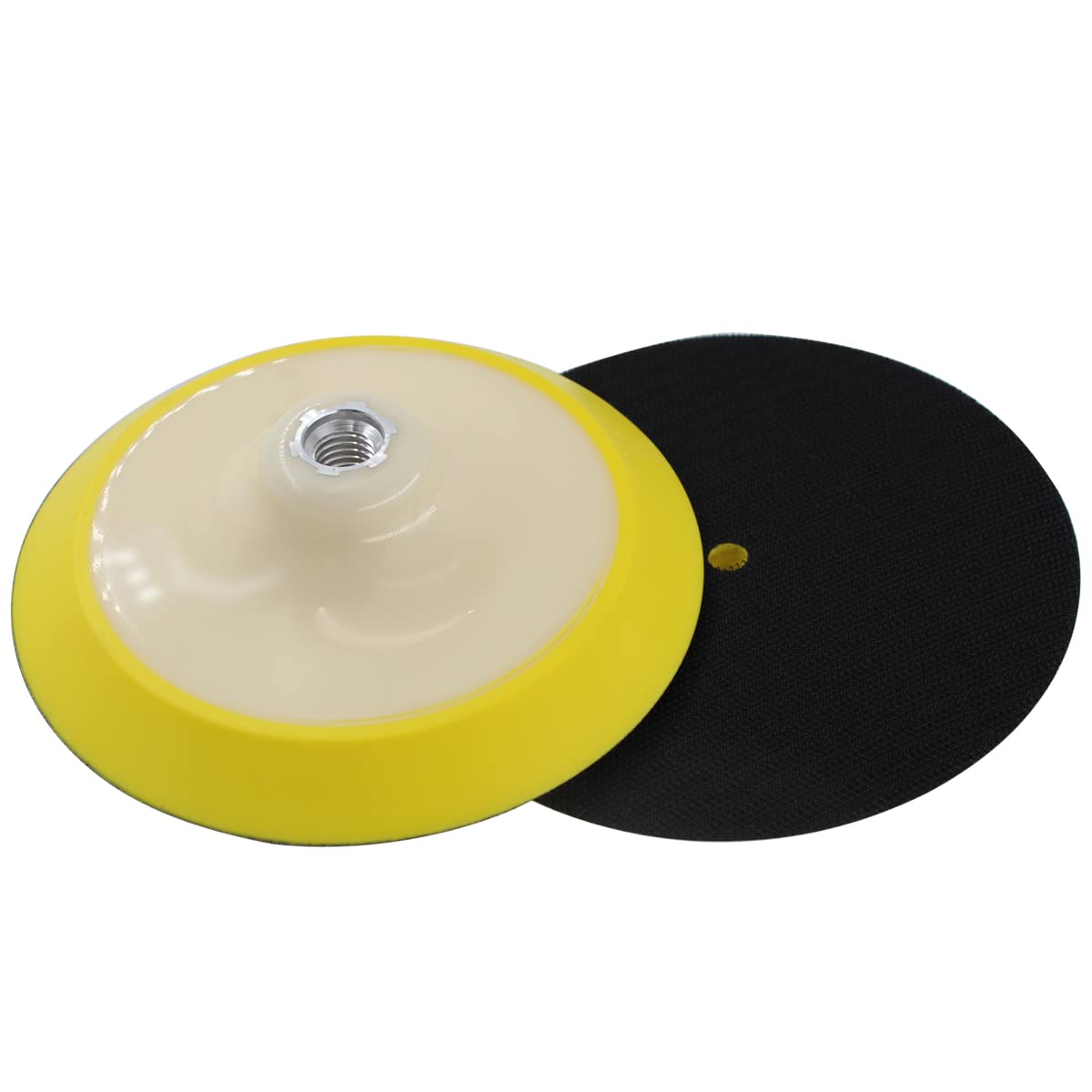 BSRTTOOL 2Pcs 6 Inch Backing Pad Hook and Loop for Angle Grinder Plate - 5/8"-11 Thread Backer Pad