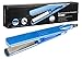 Hair Straightener by anmao Professional 450°F Nano Hair Iron Straightener Titanium 30 Second Heat up Hair Straightener Iron LED Display Hair Iron Straightener Blue