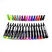 Brilli Dry Erase Markers (Bullet Tip) + FREE MAGNETIC ERASER – Set of 16 x Premium Eco Whiteboard Pens - Assorted Colors - EXTRA Black, Blue & Red – Non-Toxic & Low Odor OFFICE CLASS TEACHERS