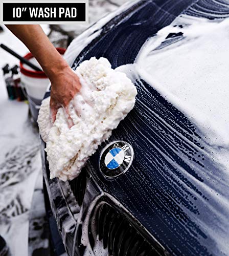 Adam's Lite Arsenal Builder 9 Piece Kit - Wash & Wax Car Shampoo Soap, Detail Spray, VRT, All Purpose Cleaner, Microfiber Towels, Tire Foam Block - Cleaning Supplies for Car, Boat, RV & Motorcycle