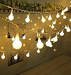 100 LED Globe String Lights, Ball Christmas Lights, Indoor / Outdoor Decorative Light, USB Powered, 39 Ft, Warm White Light - for Patio Garden Party Xmas Tree Wedding Decoration by SPIRITUP