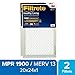 Filtrete 20x24x1, AC Furnace Air Filter, MPR 1900, Healthy Living Ultimate Allergen, 2-Pack primary