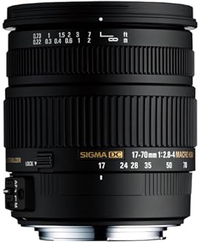 Sigma 17-70 mm F2,8-4,0 DC Makro HSM-Objektiv (72 mm Filtergewinde) für Sony Objektivbajonett
