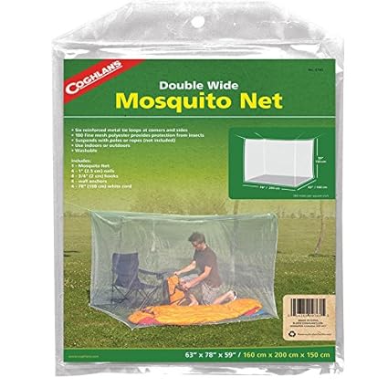 Coghlans Double Mosquito Net, White