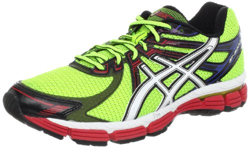 asics gt 2000 men's shoes lime/white/red