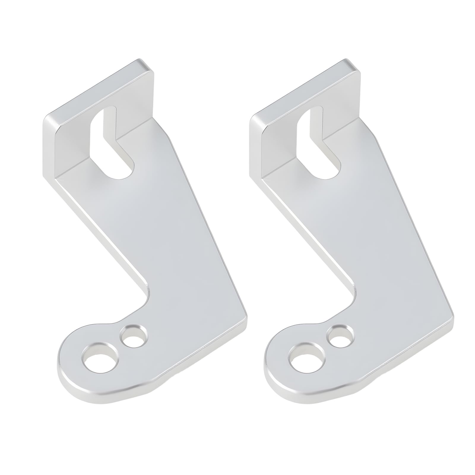 SG Store 2Pcs Silver Gear Box Holder Compatible with Tam-iya Bullhead Compatible with ClodBuster 1/10 RC Parts