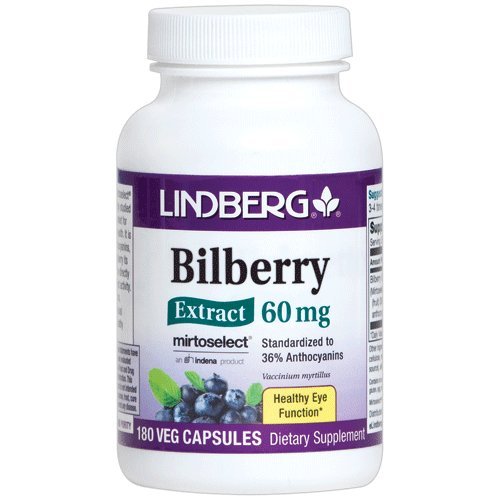 Lindberg Bilberry Extract 36 Anthocyanins (180 vegetable